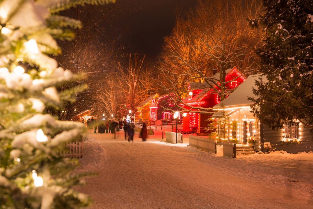 village illuminé Drummondville activités de Noël